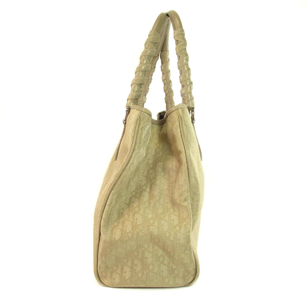 Christian Dior Trotter Tote Bag Canvas Beche - Picture 3 of 9